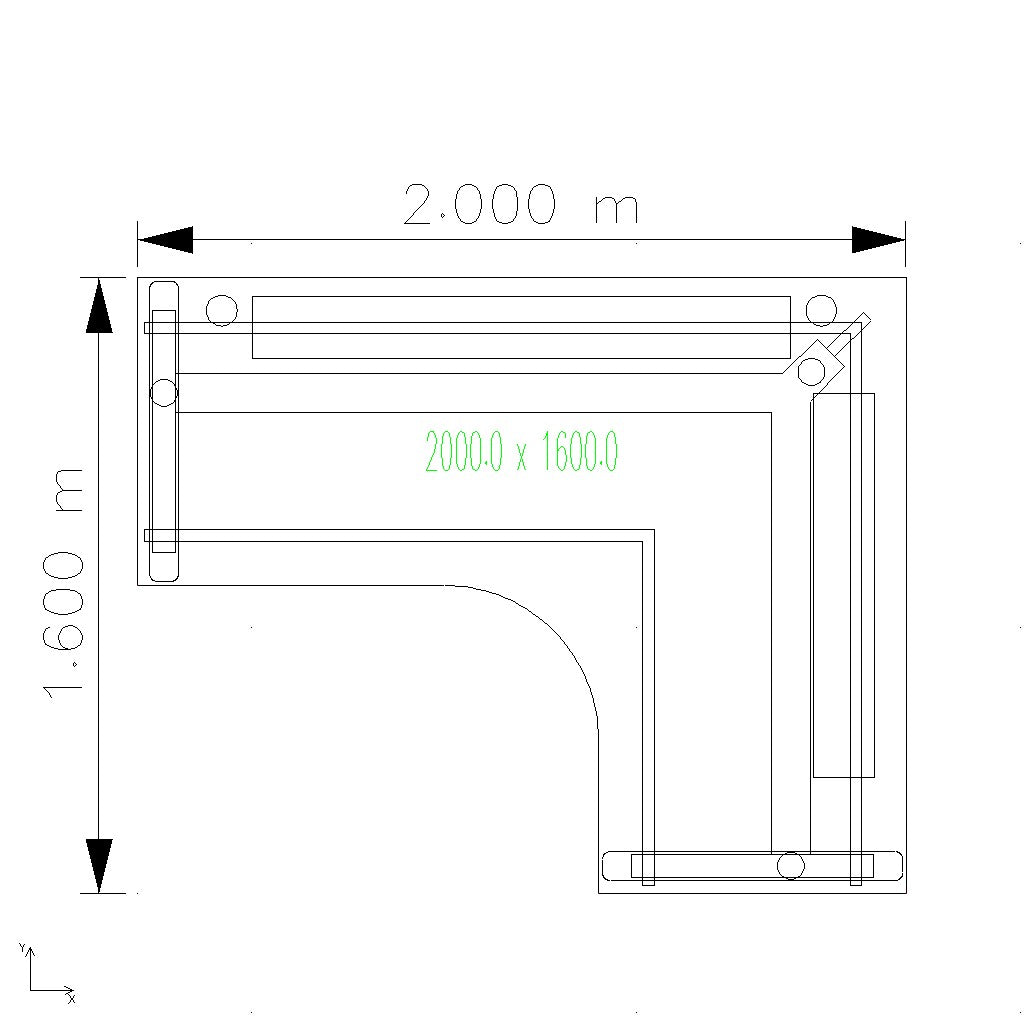 fm Schreibtisch Cockpitform Modell fm61, Sitz-Stehtisch Flachkufe mit Rundrohr