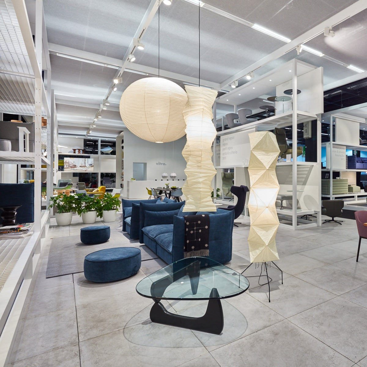 Vitra Akari Light Sculptures Pendant Lights Pendelleuchten Papier Noguchi