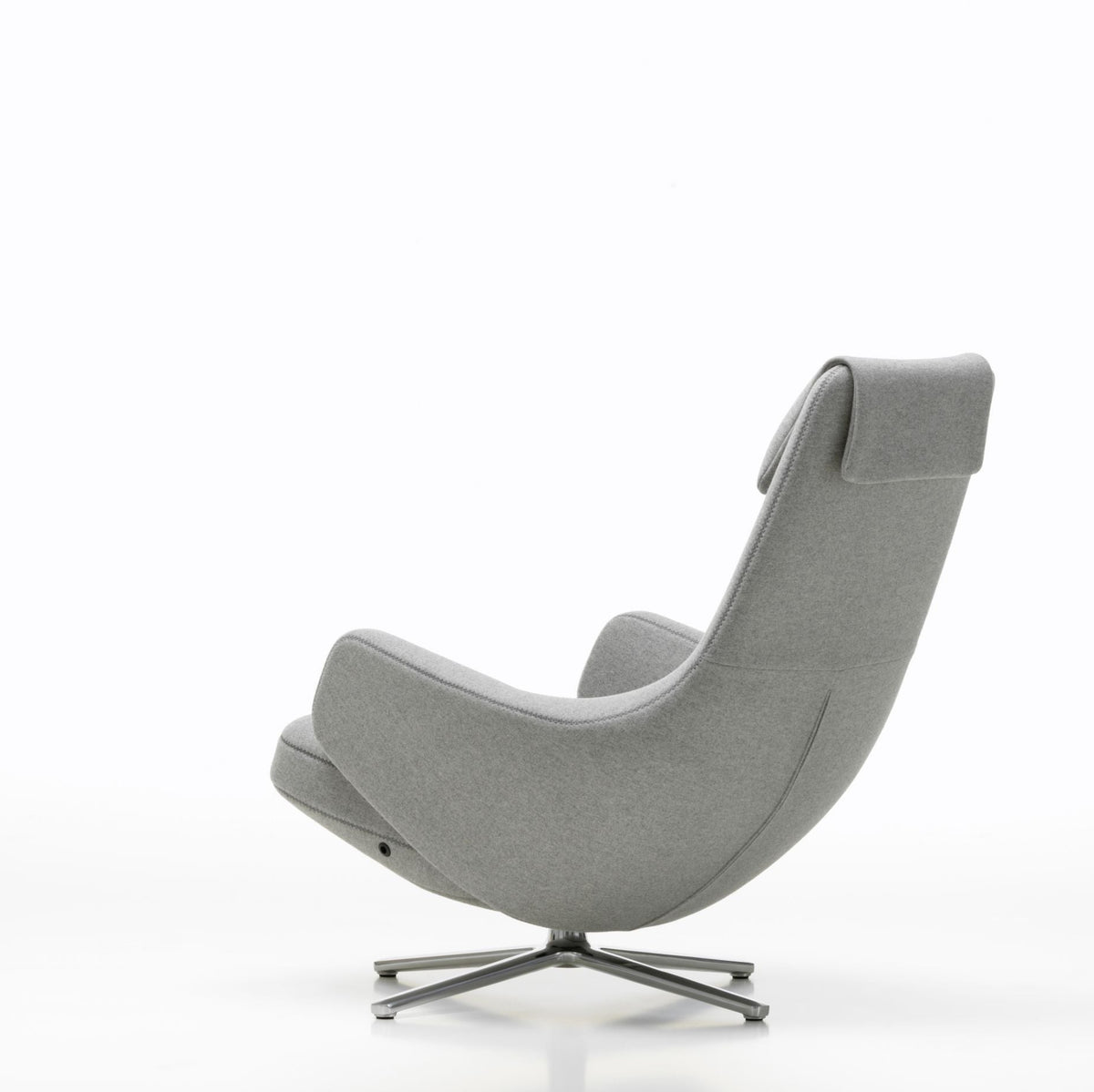 Vitra Repos Loungesessel drehbar hoher Sessel einzeln Synchronmechanik