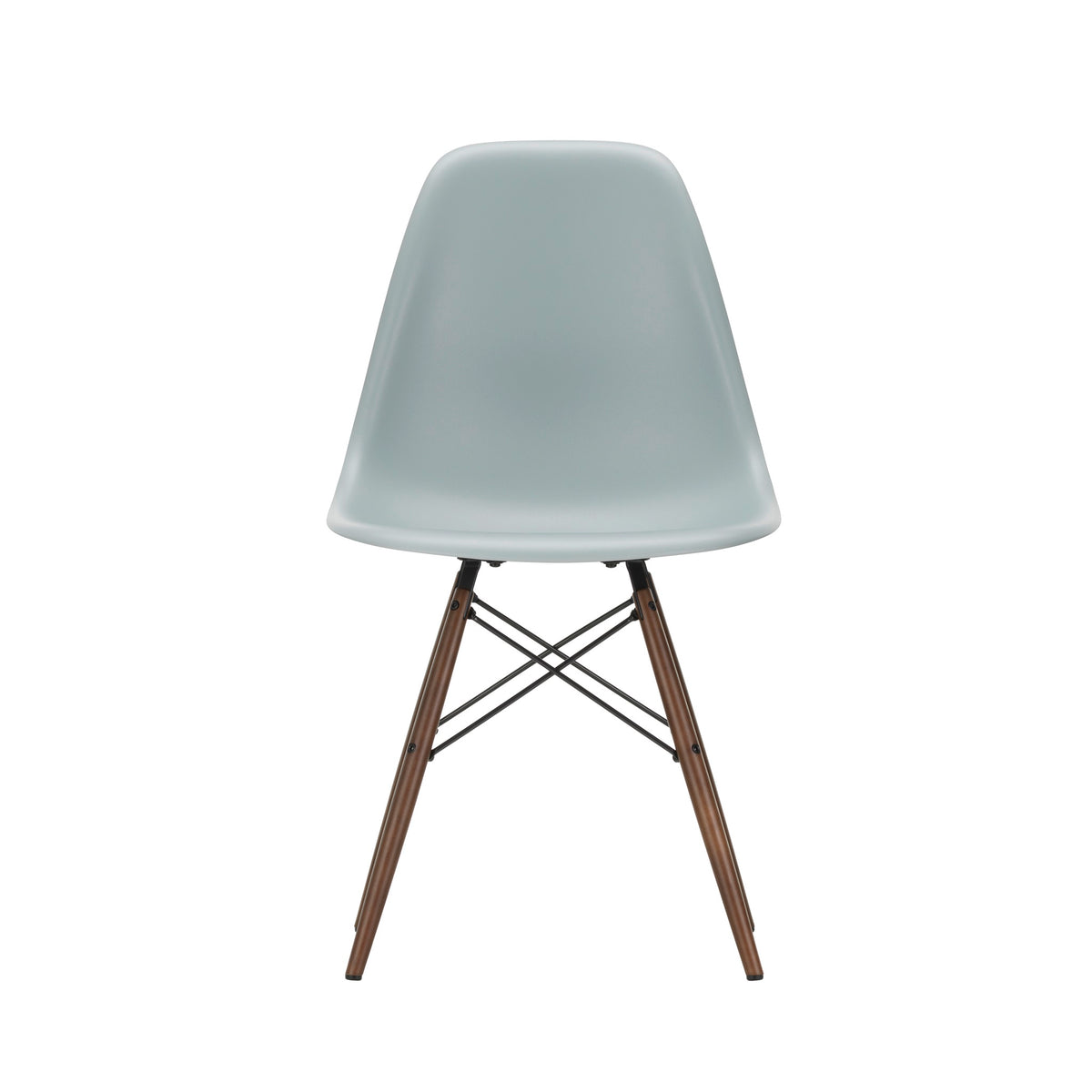 Vitra Eames Plastic Side Chair DSW RE Ahorn dunkel Kunststoff recycelt