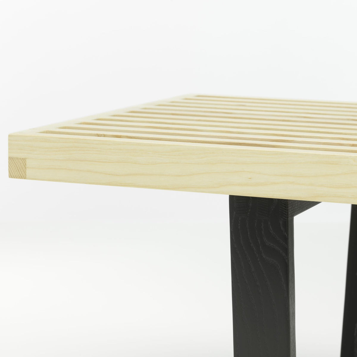 Vitra Nelson Bench Sitzbank Esche Natur/Schwarz