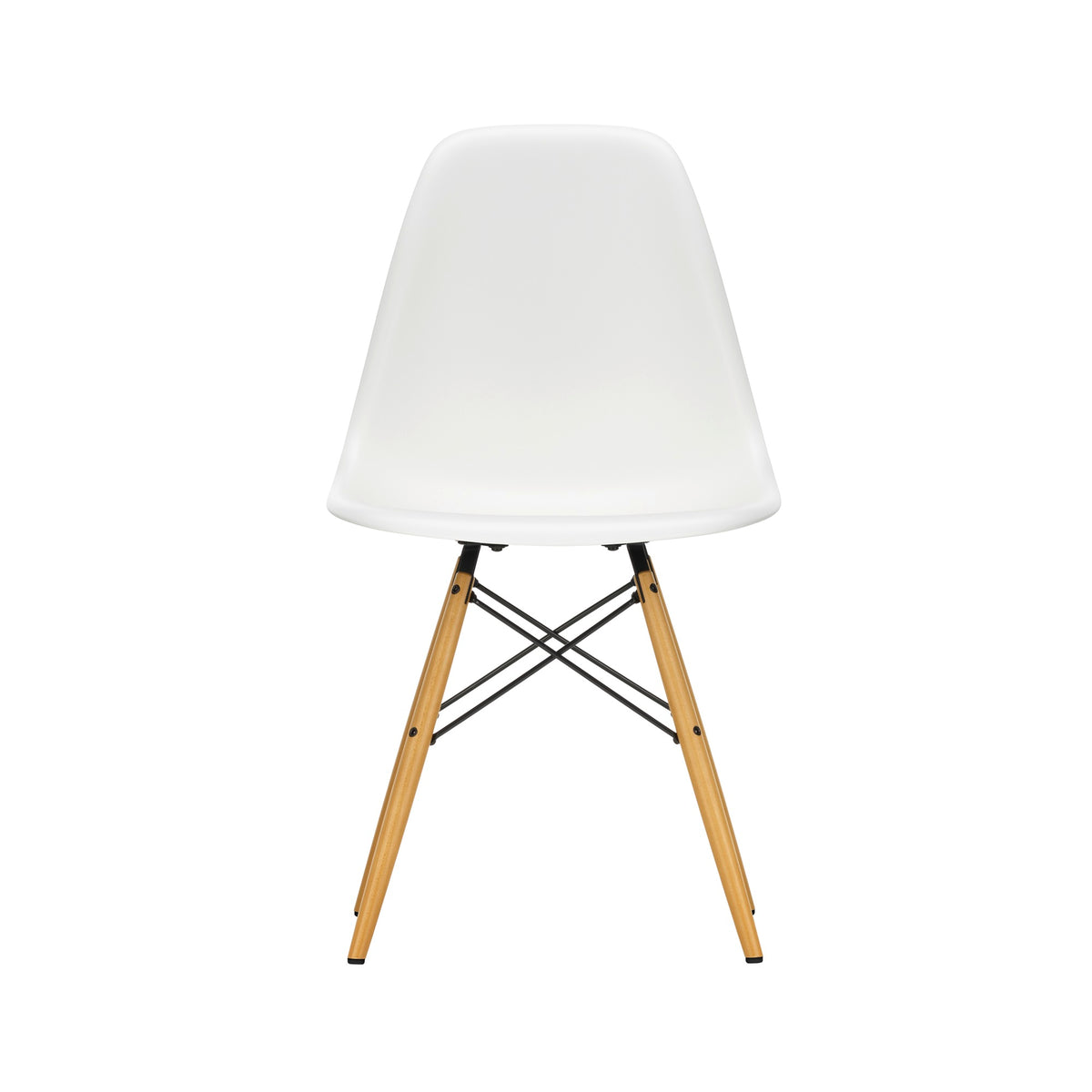Vitra Eames Plastic Side Chair DSW RE Ahorn gelblich Kunststoff