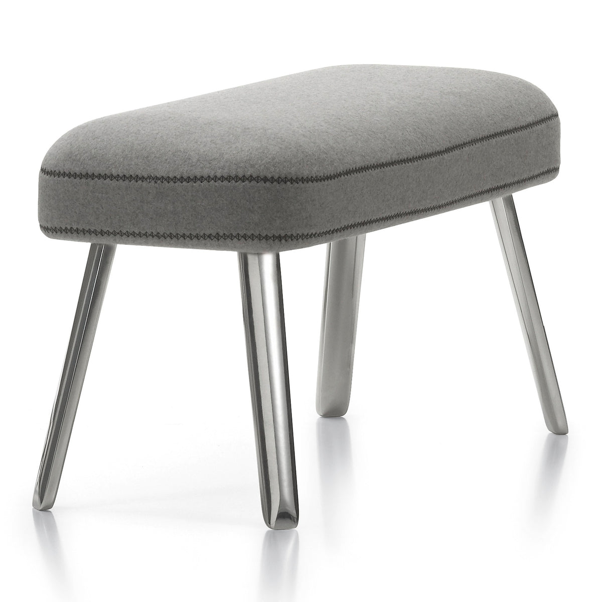 Vitra Grand Repos Loungesessel drehbar mit Panchina Ohrensessel & Bank