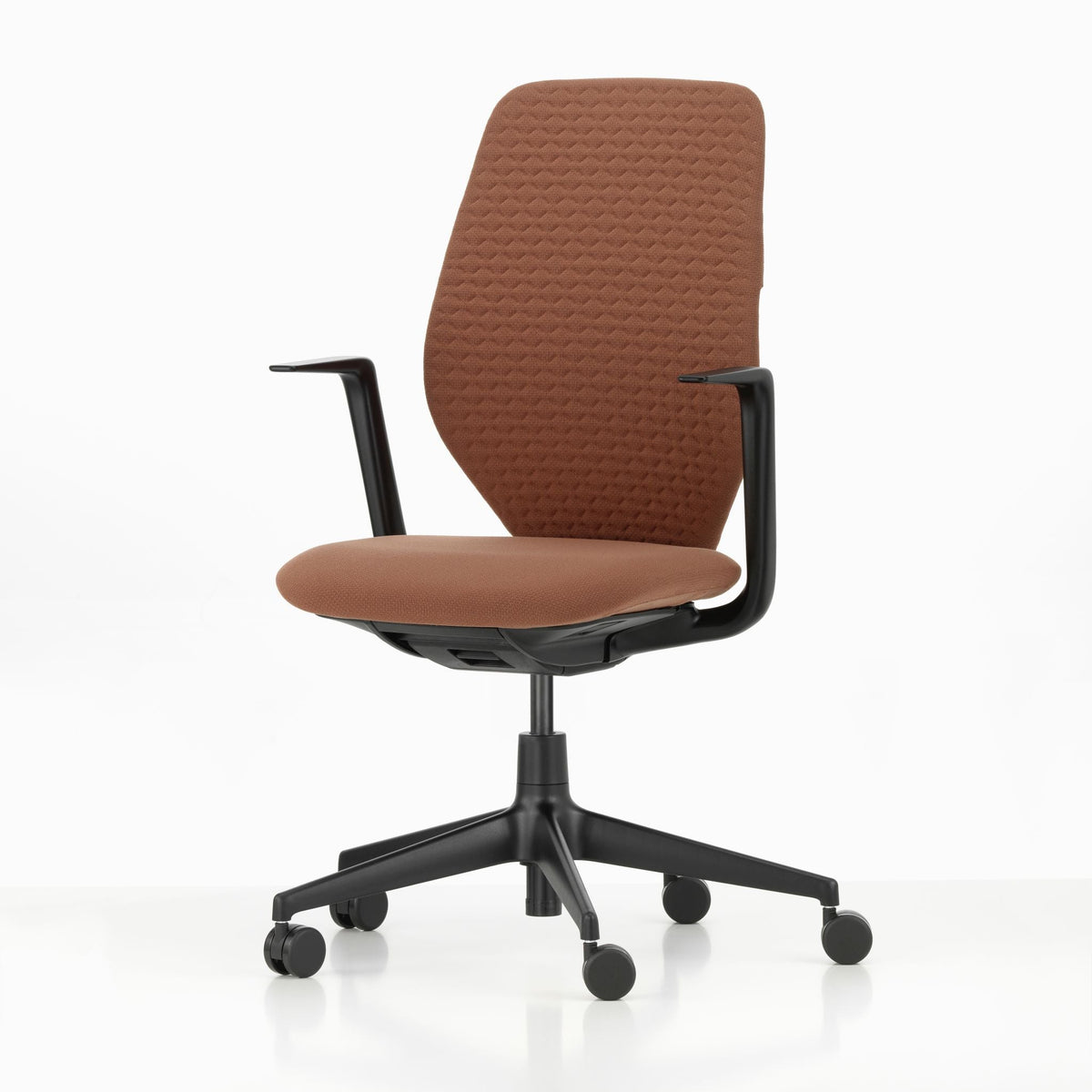 Vitra ACX Soft Bürostuhl Sitz gepolstert Grid Knit Rücken Softpolster Quilted Knit