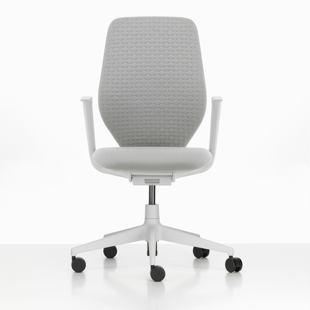 Vitra ACX Soft Bürostuhl Sitz gepolstert Grid Knit Rücken Softpolster Quilted Knit