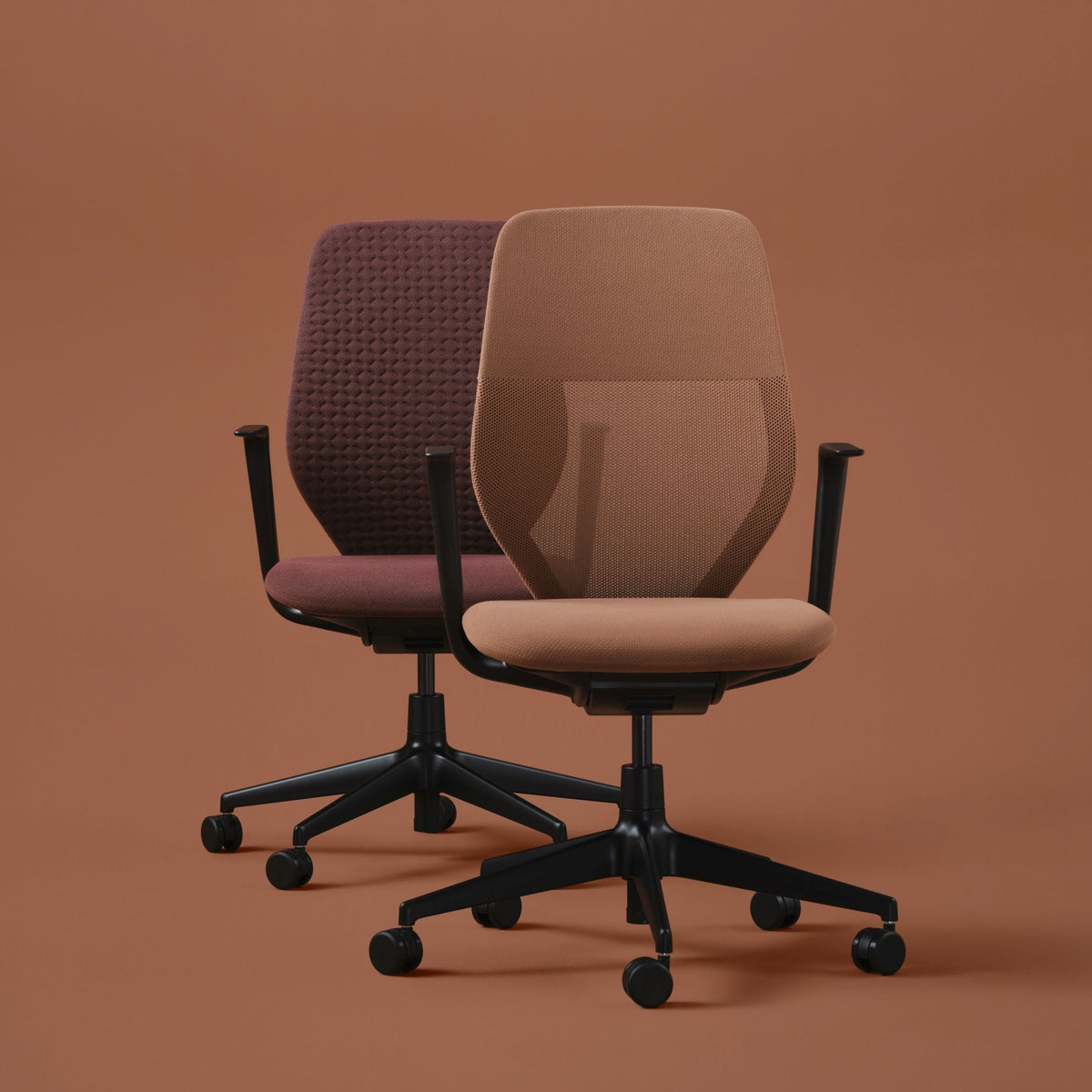 Vitra ACX Mesh Bürostuhl Sitz gepolstert Plano Rücken Netz Knitted Mesh