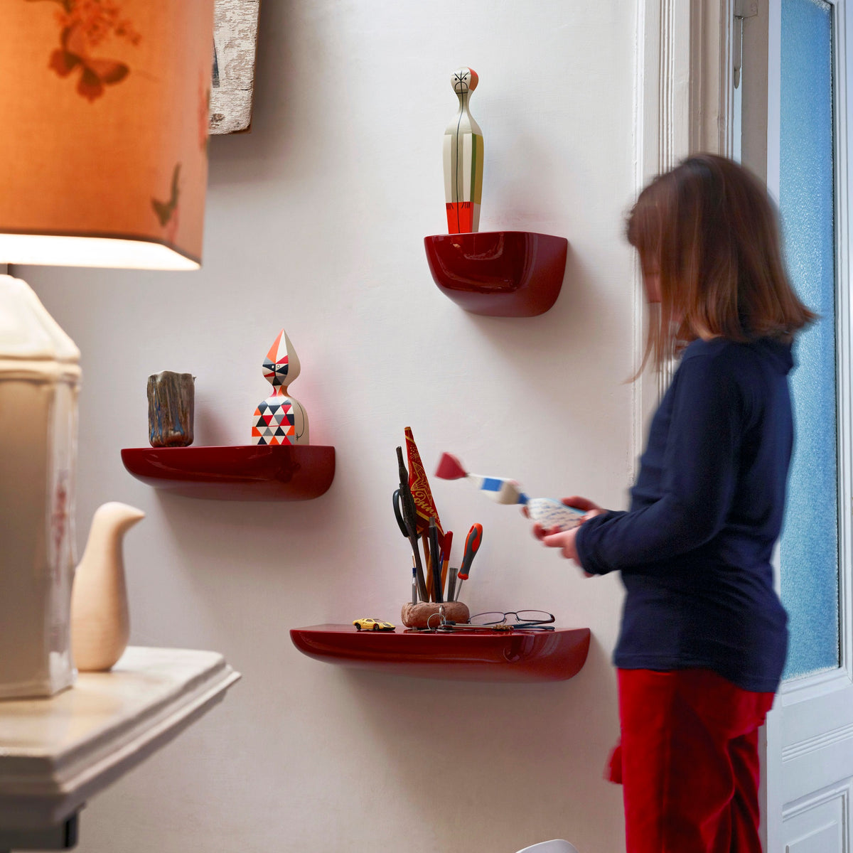 Vitra Wooden Dolls No. 8 exklusive limitierte Holzfigur bunt bemalt