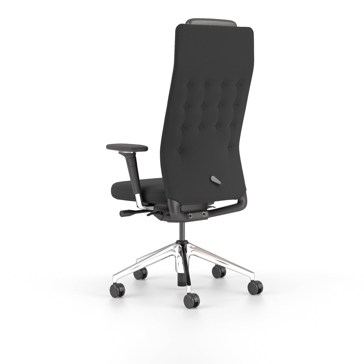 Vitra ID Trim L Bürostuhl hohe Rückenlehne mit Kopfstütze Bezug Plano