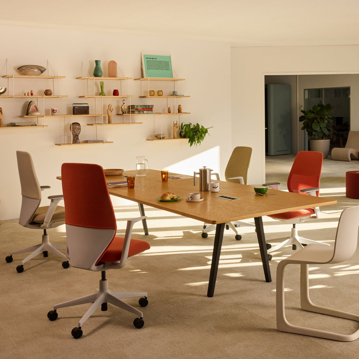 Vitra ACX Softknit Bürostuhl Sitzpolster Plano Rückenlehne Softpolster