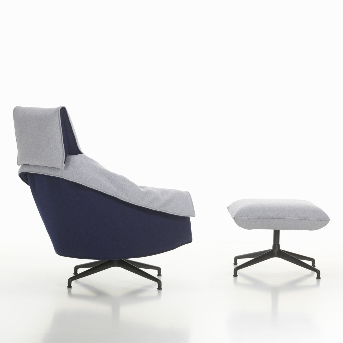Vitra Bascule Highback Lounge Chair & Ottoman Relax-Sessel & Hocker