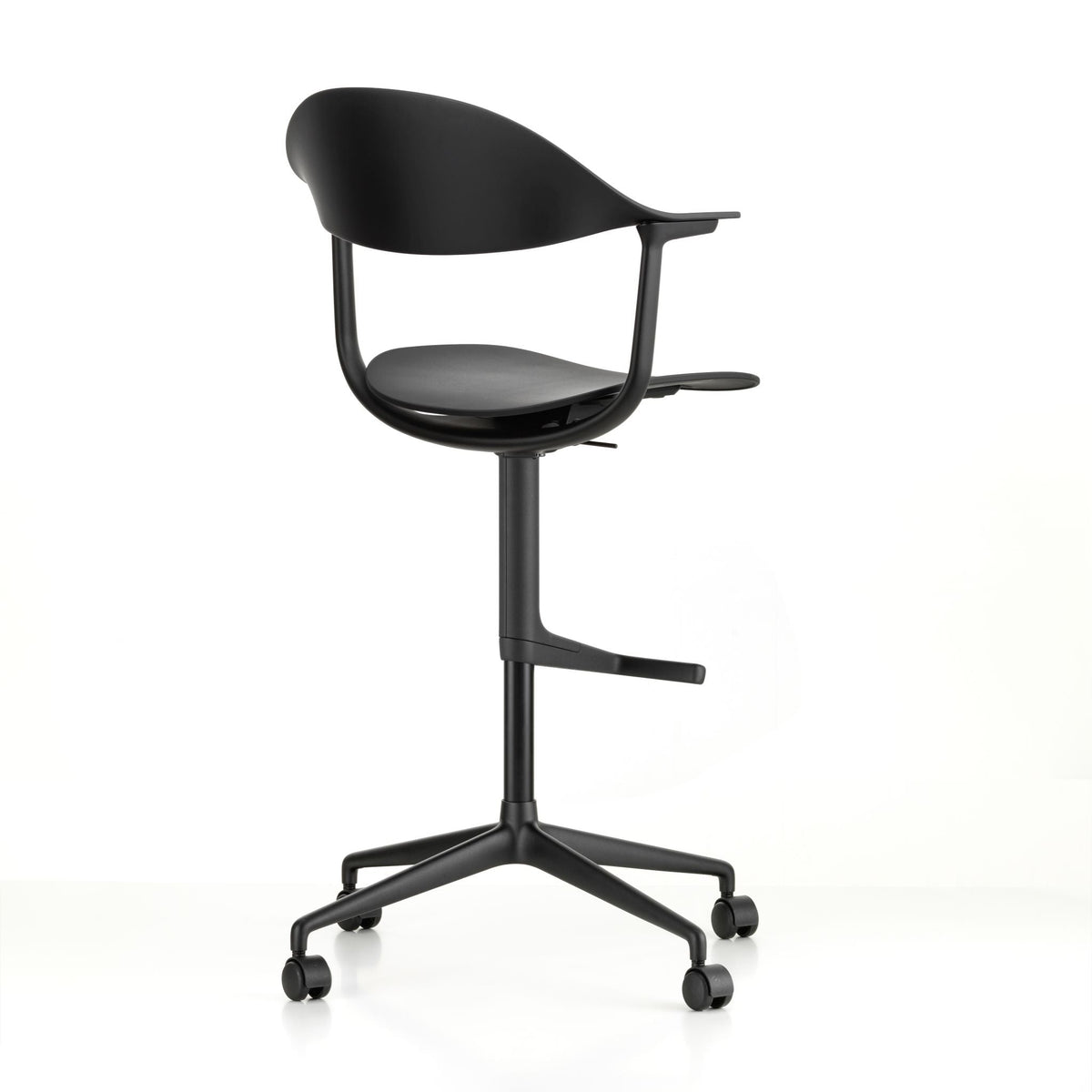 Vitra Mynt High Counterstuhl Sitz & Rücken Recycling-Kunststoff