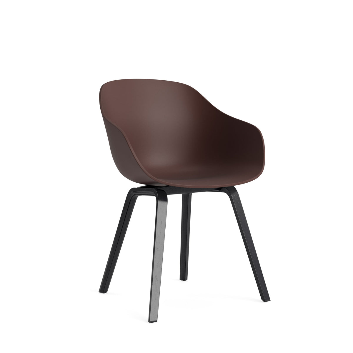 HAY About A Chair AAC 222 Armlehnstuhl Kunststoff Gestell 4-Fuß Sperrholz