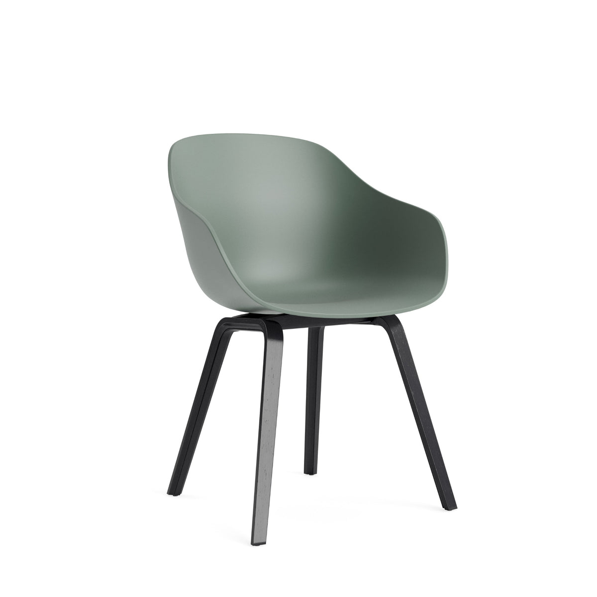HAY About A Chair AAC 222 Armlehnstuhl Kunststoff Gestell 4-Fuß Sperrholz