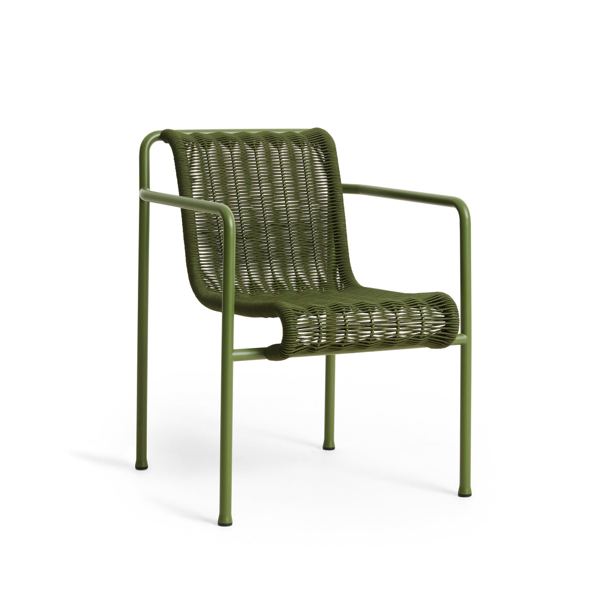 HAY Palissade Cord Dining Armchair Outdoor-Stuhl mit Armlehnen