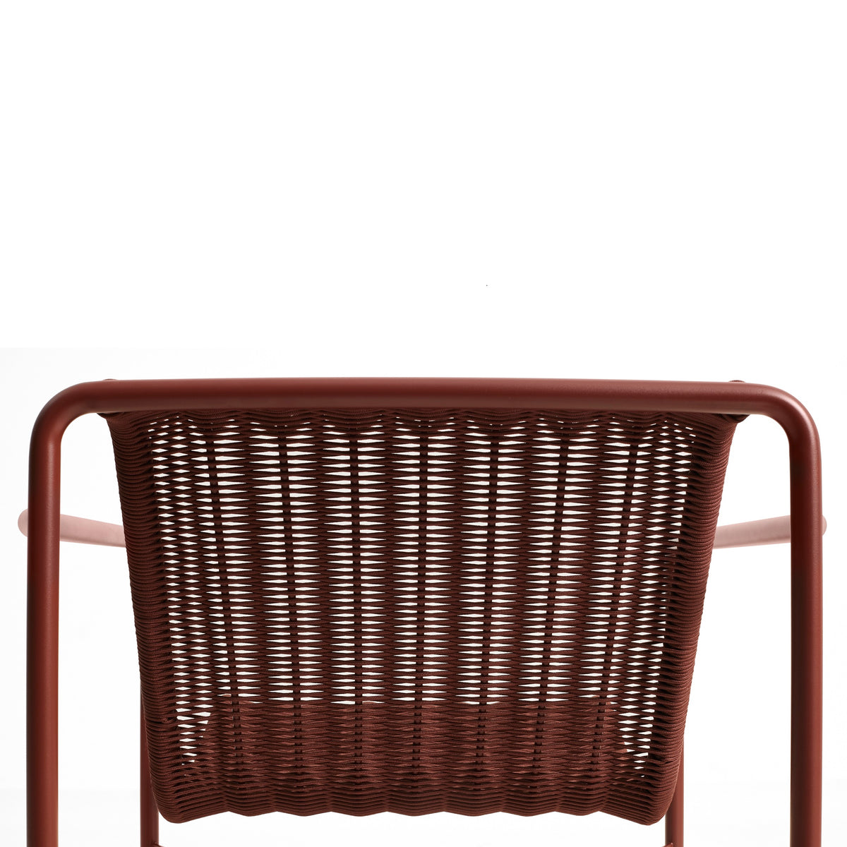 HAY Palissade Cord Lounge Chair Outdoor-Stuhl niedrig mit Armlehnen