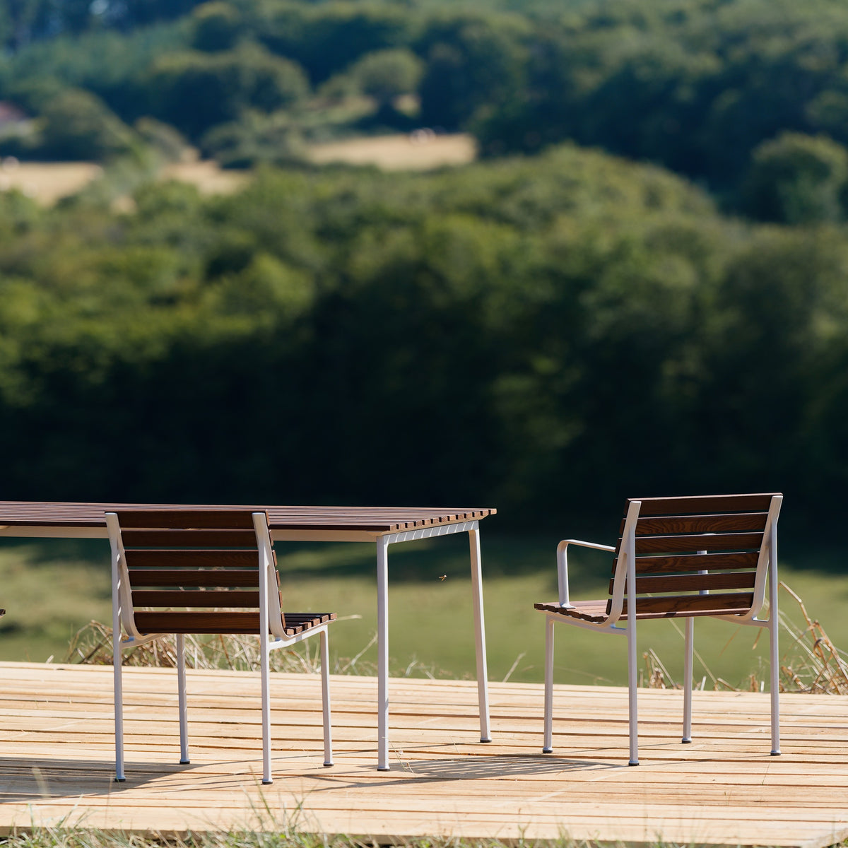 HAY Traverse Chair Outdoor Stuhl Esche geölt / Aluminium