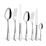 Jumbo 3401 84-Piece Stainless Steel Cutlery Set for 12 People