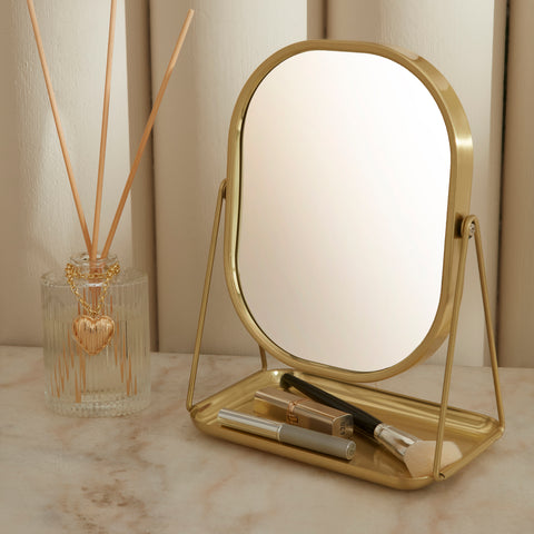 Karaca Home Reora Spiegel, 20,5x13x28 cm, Goud