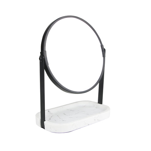 Karaca Home Marmeren Spiegel, 18,8x11,7x23,6 cm, Zwart