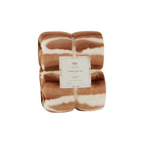 Karaca Rabbit Bruine Sherpa Deken 130x150 cm