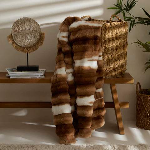 Karaca Rabbit Bruine Sherpa Deken 130x150 cm