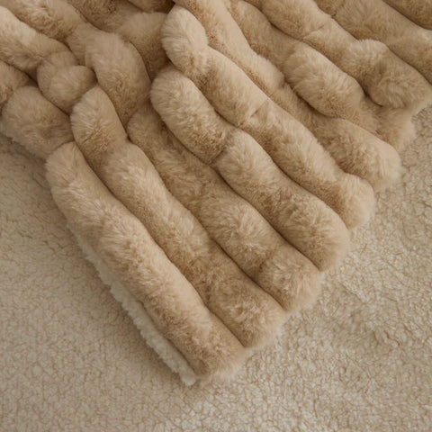Karaca Rabbit Sherpa TV Deken Beige