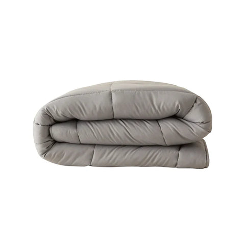 Karaca Home Double Face Dekbedovertrek, 155x220 cm, Antraciet-Grijs