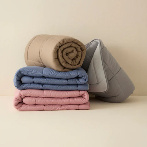 Karaca Double Face Dekbed Beige-Mokka 135x200
