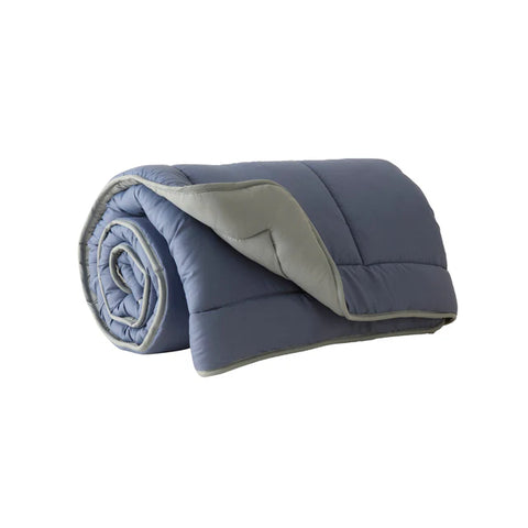 Karaca Double Face Dekbed Blauw-Munt 135x200