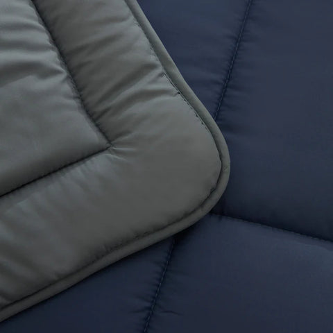 Karaca Double Face Dekbed Blauw-Munt 135x200