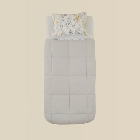 Karaca Leaf Grijs Tweepersoons Dekbedovertrekset 155x220+50x70