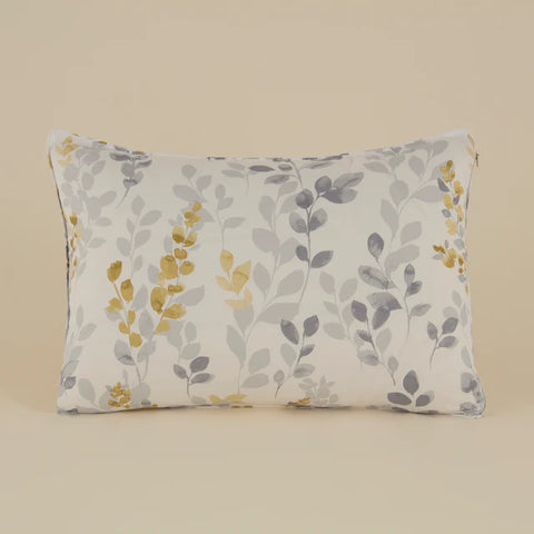 Karaca Leaf Gray Double Comforter Set 200x200+2x50x70
 