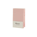 Karaca Home Jersey Fitted Sheet, 140x200+30 cm, Dusty Pink