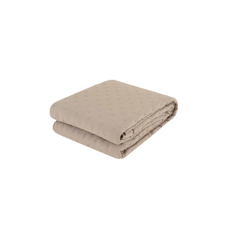 Karaca Home Breezy Sprei, Eenpersoons, Grijs