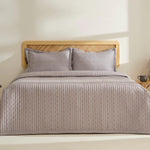 Margot Bedspread Set Grey 230x240cm + 2(50x70) cm
