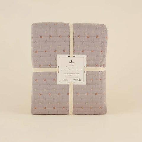 Margot Bedspread Set Grey 230x240cm + 2(50x70) cm