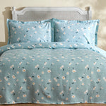 Karaca Daisy 100% Katoenen Tweepersoons Pique Set, Mint
