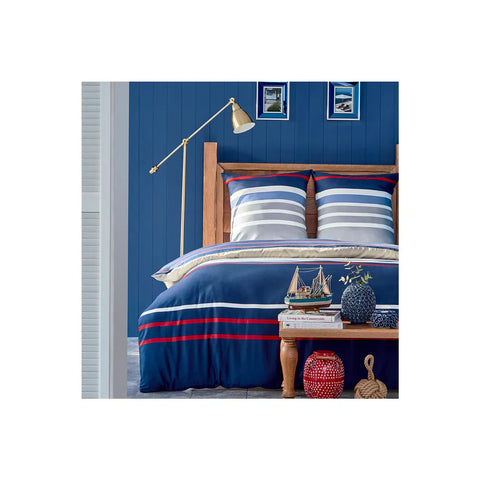 Karaca Home Nautica bradford eenpersoons dekbedovertrekset