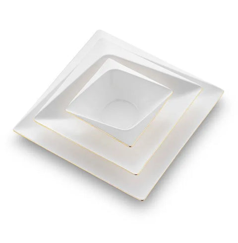 Jumbo Fold Gold 58-delig vierkant servies voor 12 personen