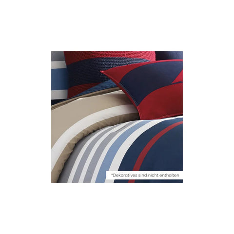 Nautica Bradford Dekbedovertrekset Eenpersoons, 135x200, 80x80