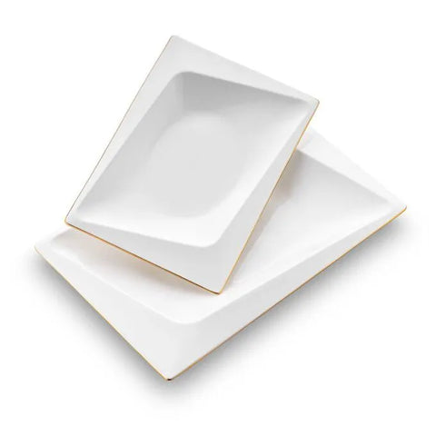 Jumbo Fold Gold 58-delig vierkant servies voor 12 personen