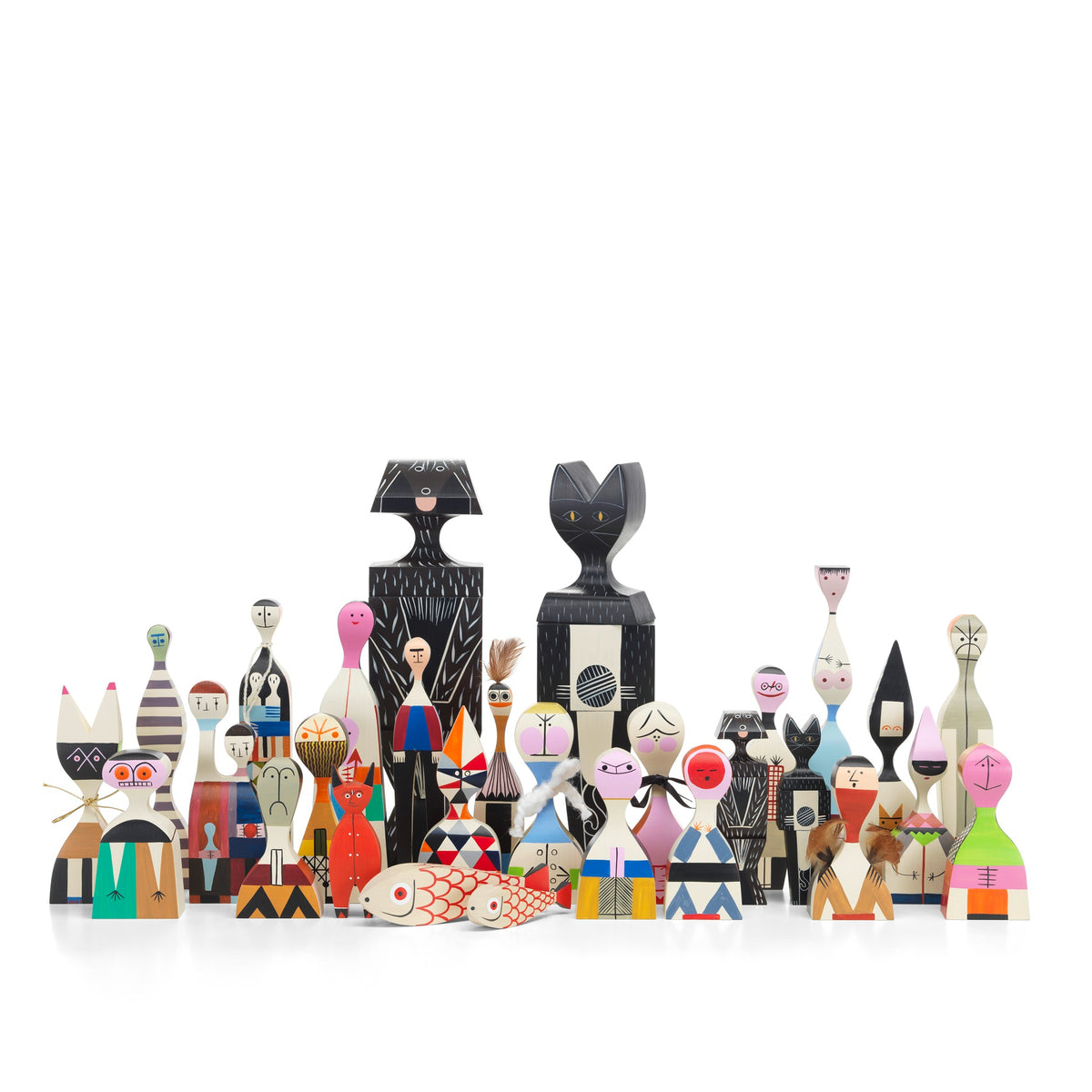 Vitra Wooden Dolls No. 1 exklusive limitierte Holzfigur bunt bemalt