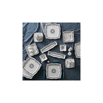 Karaca Blau 32-Piece Breakfast and Serveware Set Square for 6