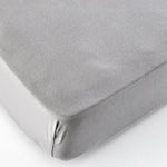Karaca Home Jersey Fitted Sheet, Grey, 70x140 cm + 20 cm, Oeko-Tex certified