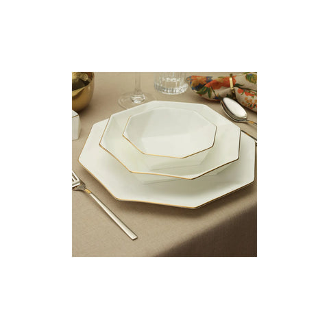 Karaca Fine Pearl Quartz Gold 62-delig tafelservies voor 12 personen