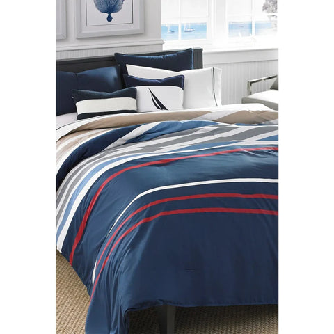 Karaca Home Nautica bradford eenpersoons dekbedovertrekset