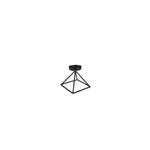 Karaca Geometri Kaarshouder Zwart, 13 cm x 13 cm