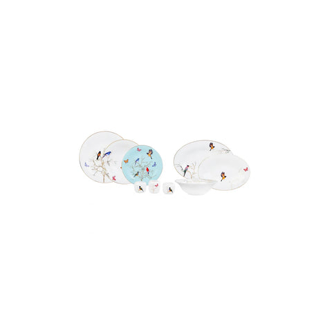 Karaca Fine Pearl Grace Mint - 58-delige parelserviesset voor 12 personen
