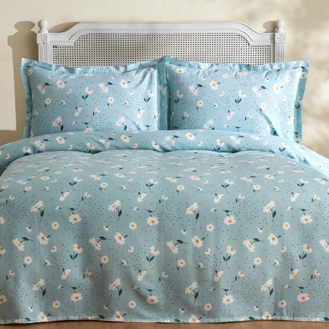 Karaca Home Daisy 100% Cotton Double Pique Set Mint PP
