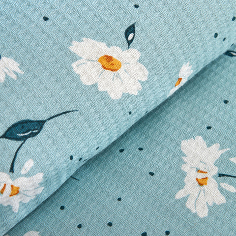 Karaca Home Daisy 100% Katoen Dubbel Piqué Set Mint